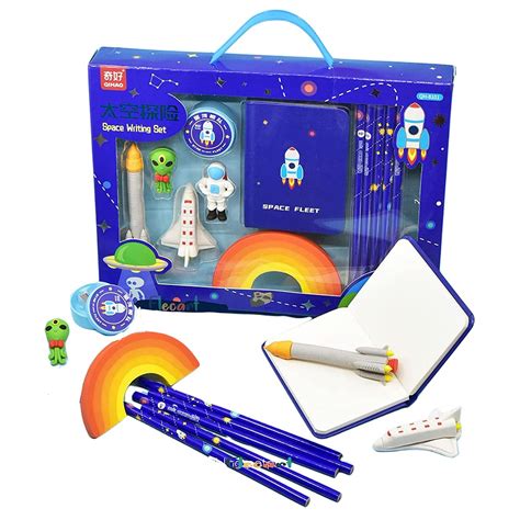 Magicwand Space Exploration Stationery Birthday Return Gift Set for ...