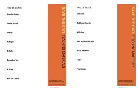 Beat Sheet Examples 的图像结果