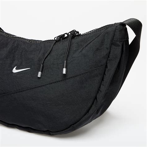 Crossbody bags Nike Aura Crescent Crossbody Bag 4L Black/ Black/ Matte ...