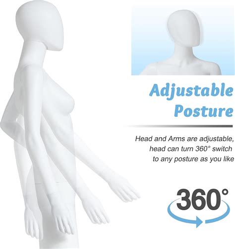 Buy 70 Female Mannequin Dress Form Display - Manikin Torso Stand ...