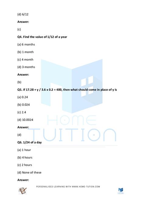 Image result for Maths Exercise Class 5 Fraction