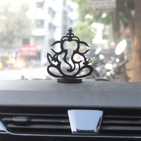 MH VILLA Lord Ganesha Acrylic Idol/God Idol for Showpiece,Car Dashboard ...