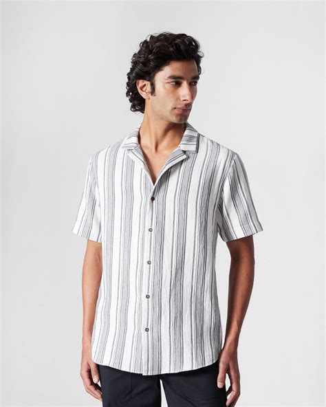 Mistari Shirt - Black & White Print – Nicobar