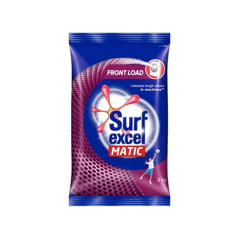 Surf Excel Matic Front-Load Detergent Powder 2 Kg Removes Tough Stains ...