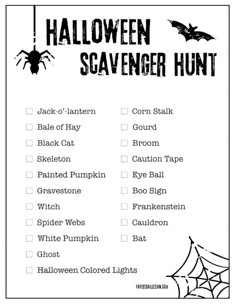 Halloween Scavenger Hunt Ideas for Kids, Plus Free Printables! | Mommy ...