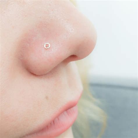 Top tiny sterling silver nose stud Top Sale
