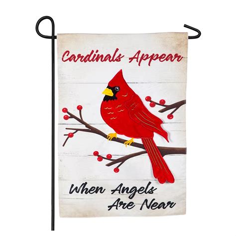Cardinals Appear Garden Flag
