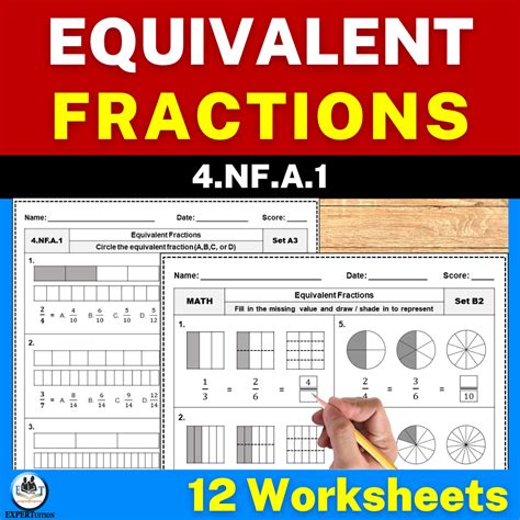 Image result for 4th Grade Math Worksheets Equivalent Fractions