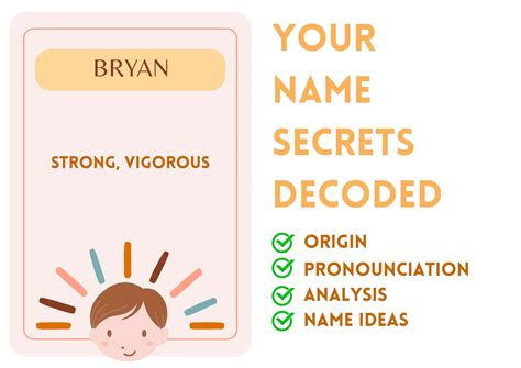Bryan - Boy Name Meaning and Pronunciation