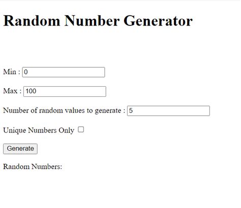 Basic Random Number Generator 的图像结果