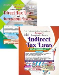 Aadhya Prakashan Combo CA Final Comprehensive Guide To Direct Tax And ...