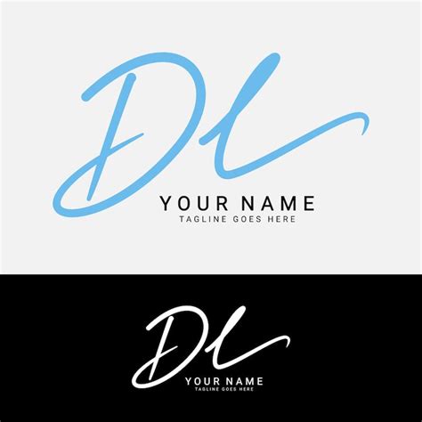 Dl initial signature logo Vectors - Download Free High-Quality Vectors ...