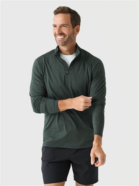 Vuori Men's Ease Performance Half-Zip 2.0 | $84.00 | Saint Bernard