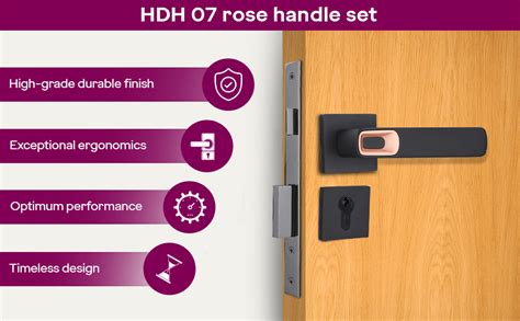 Godrej Mortise Lock|Handle Lock Set for Main & Bedroom Door|HDH 07 ...