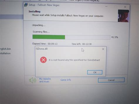 Image result for Fallout New Vegas Error Windows Can't Find C Program Files