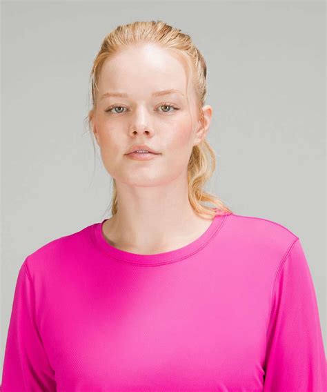Lululemon High-Neck Running and Training Long Sleeve Shirt - Sonic Pink ...