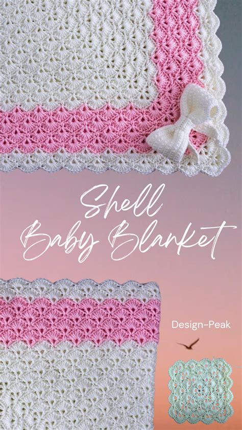 Shell Stitch Blanket Tutorial 的图像结果