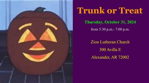 Trunk or Treat, 300 Avilla East, Alexander, AR, United States, Arkansas ...