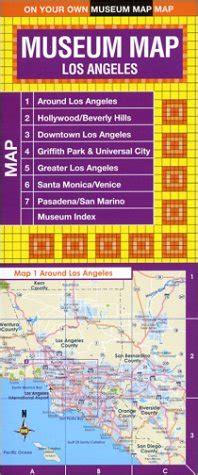On Your Own Los Angeles Museum Laminated Map : On Your Own Publications ...