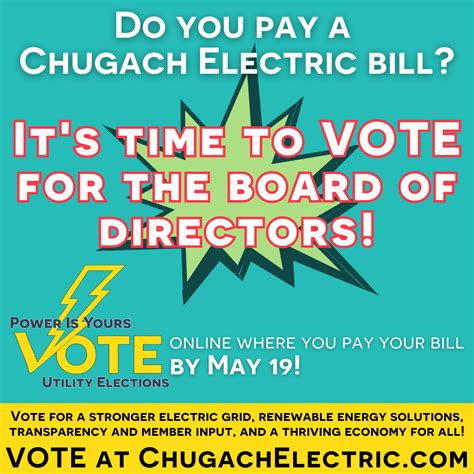 Voting is open for the Chugach Electric Board of Directors! Members ...