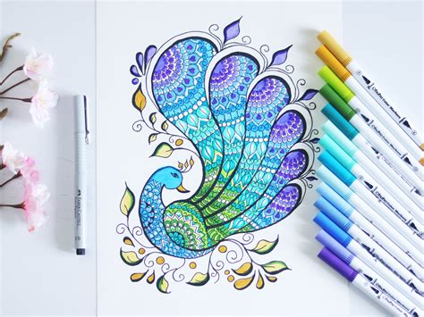 Image result for Peacock Pattern Simple