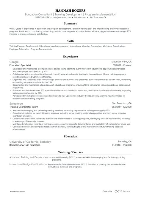 27 Successful Education Resume Examples And Writing Tips for 2024