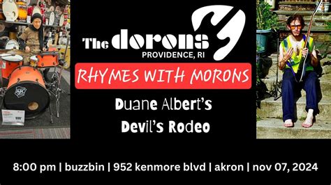 The Dorons (Providence,RI) | Duane Alberts Devils Rodeo - BUZZBIN ...