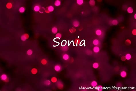 Sonia Name Wallpapers Sonia ~ Name Wallpaper Urdu Name Meaning Name ...