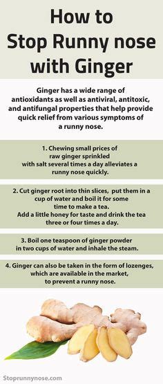 home remedies runny nose