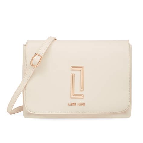 Buy Candy 2 Compartments Medium Sling Bag Off White Online – Lavie World