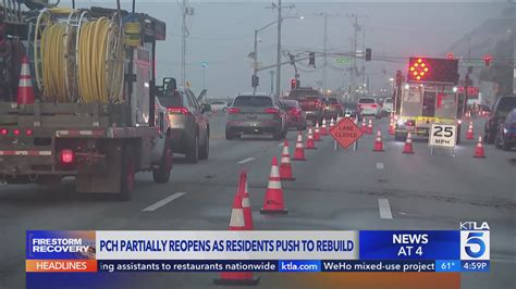 Portion of PCH closed since Palisades Fire reopens