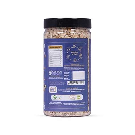 Nutriorg Organic Rolled Oats 400g | Gluten Free Oats | High Fiber ...