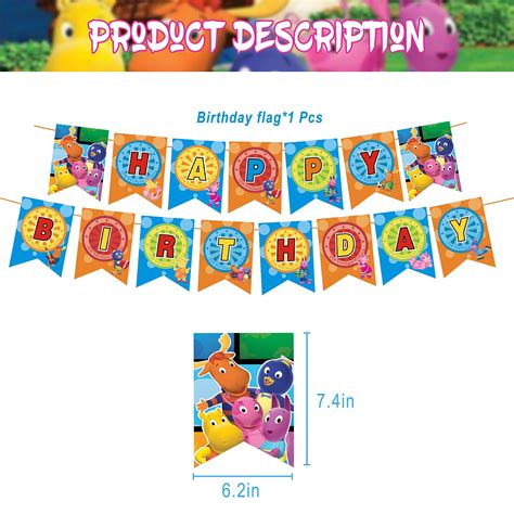 Backyardigans Party Decorations Set Backyardigans Theme Birthday ...
