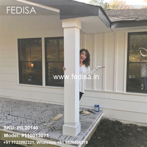 Readymade Pillar Design Drawing Room Pillar Design Brick Wall Pillar ...