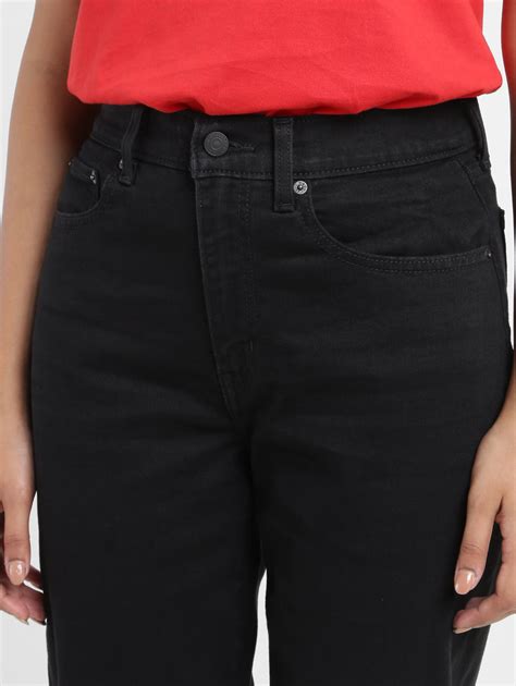 Women's Black Loose Fit High Rise Boyfriend Jeans – Levis India Store