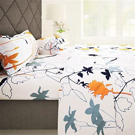 Story@Home Forever Collection 240 TC 100% Cotton King Size Bedsheet and ...