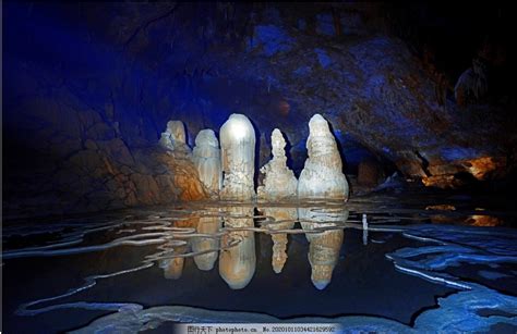 溶洞洞穴石柱石钟乳摄影图片_高山平原_自然风景-图行天下素材网