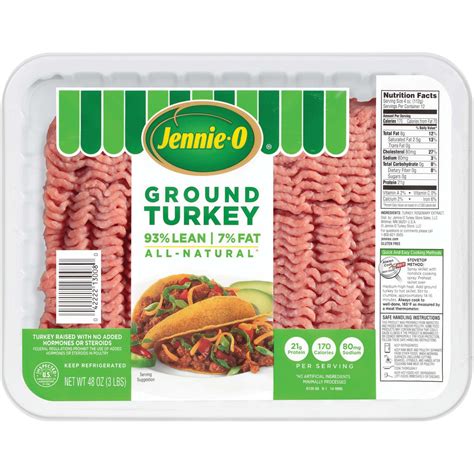 Jennie-O Ground Turkey, 93% Lean - Shop Turkey at H-E-B