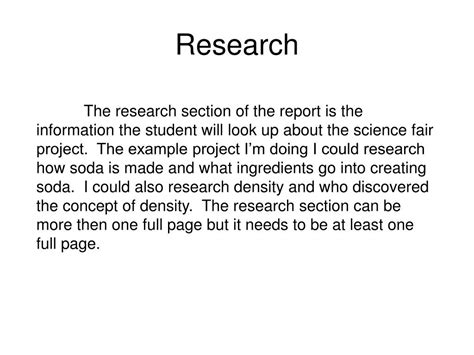 Examples of a Science Fair Report 的图像结果