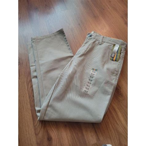 NWT Life Khaki men's pants. Flat front, slim fit... - Depop