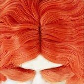 Cosplay Wigs Orange Curly Synthetic Hair Short Wigs Men's Wigs For ...