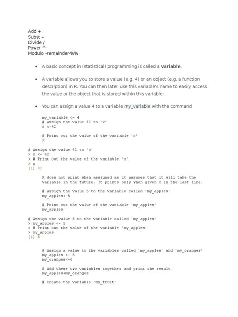 Basic R Programming Tutorial PDF 的图像结果