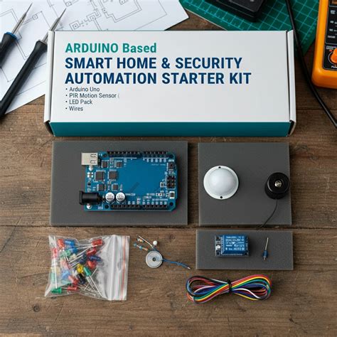 Arduino Based Smart Home Automation & Security Starter Kit – IEM Robotics