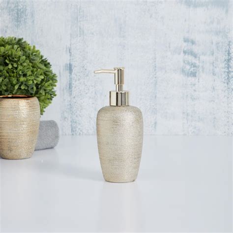 Buy Hudson Ellery Textured Ceramic Round Soap Dispenser from Home ...