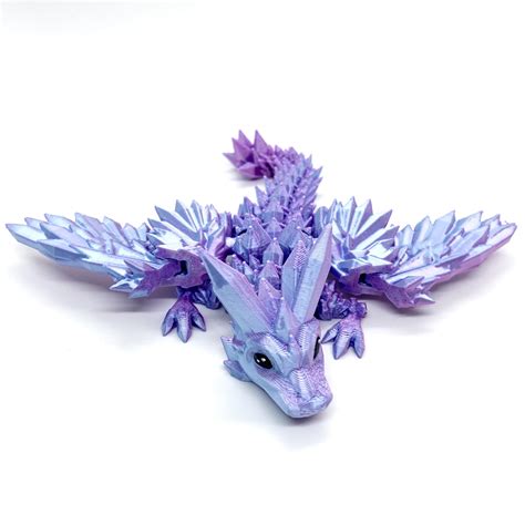 Amazon.com: Laser Dreamy 3D Printed Dragon with Wings, Baby 3D Printed ...