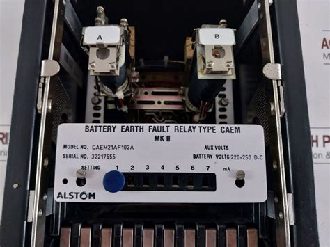 Alstom Caem21Af102A Battery Earth Fault Relay Caem – Aeliya Marine Tech