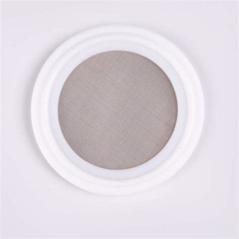 3" 150 Mesh PTFE Sanitary Tri-Clamp Screen Gasket. 100 Micron Mesh ...