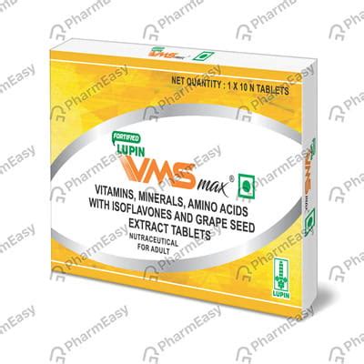 Buy Vms Max Strip Of 10 Tablets Online & Save Up to 24% at PharmEasy