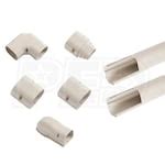 Mitsubishi Line-Hide 3" Line Set Cover Starter Kit Ivory | Mitsubishi ...