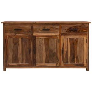 SONA ART & CRAFTS Solid Sheesham Wood Sideboard TV Cabinet for Living ...